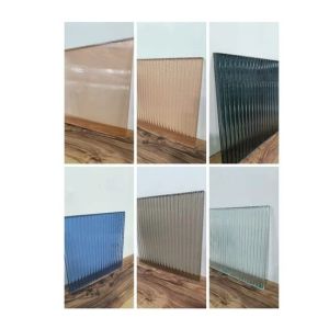 Tinted Fluted Glass