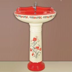 Sticker Pedestal Wash Basin