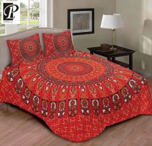 Mandala Printed Bedsheet