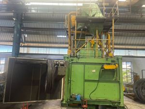 offline coil shot blasting machine