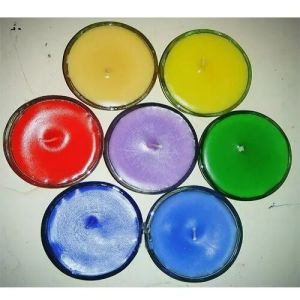 Round Chakra Healing Candles