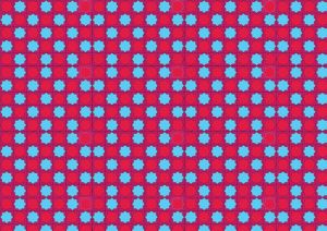 Red blue pattern gift wrapping paper