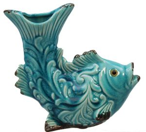 Ceramic Fish Statue