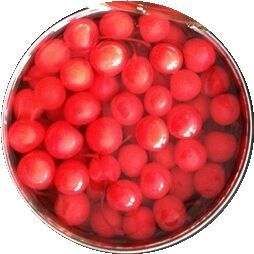 canned red cherry