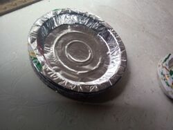 Disposable Silver Plates