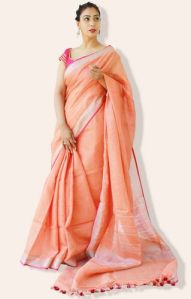 Linen Saree