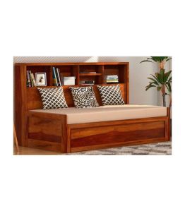 Three Seater Teakwood Sofa Cum Bed