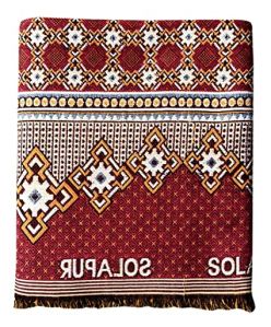 Solapuri Mayur Pankh Single Bed Blanket