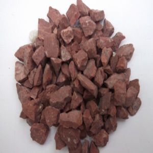 Red marble chips