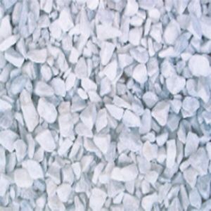 snow white marble chips