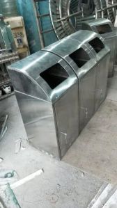 Stainless Steel Trio Dustbins