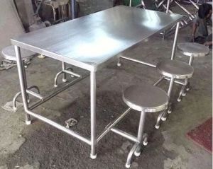 Stainless Steel Cafeteria Tables