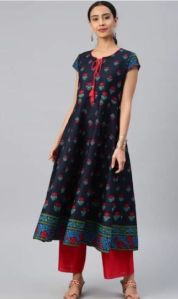 Ladies Printed Rayon Kurti