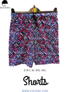 Girls Cotton Printed Shorts