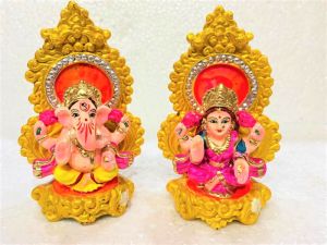 ECI-3 COLOR LAXMI GANESH SET