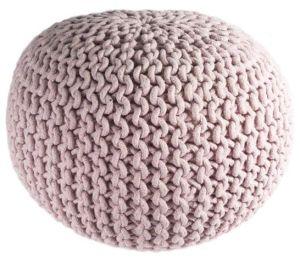 Knitted Pouf