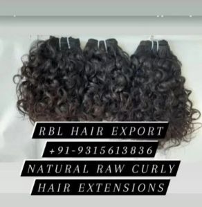 Raw Curly Human hair