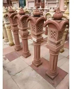 Sandstone Pillar Lamp