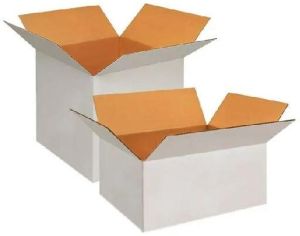 White Corrugated Box