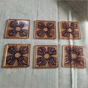 Hand Painted Tea Coaster