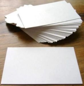 White Paper Plain Visiting Card