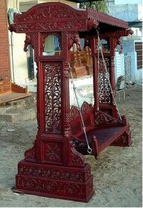 Wooden Carved Swing