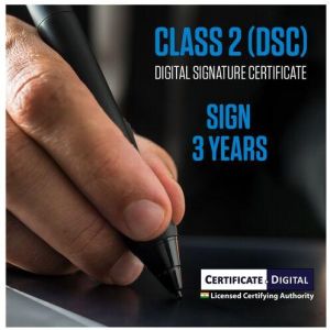 Class 2 Digital Signature Certificate