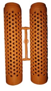 Plastic Perforated Dyeing Tube 280 mm - Orange