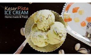 Kesar Pista Ice Cream