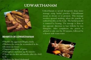 Udvarthanam Therapy