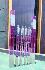 Shisha Glass Railing Pillar with SS304