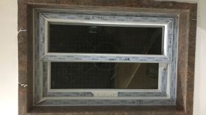 Two Track UPVC Hinged Window