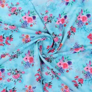 Printed Georgette Fabric