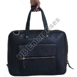 17 Inch Mens Leather Briefcase Bag