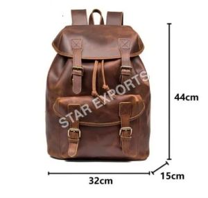 Mens Leather Backpack Bags
