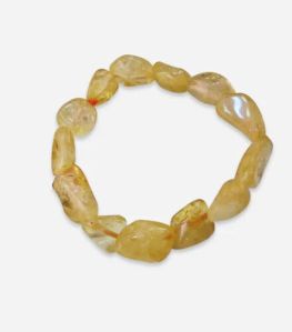 Yellow Citrine Tumble Bracelet