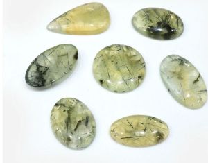 Yellow Prehnite Cabochons