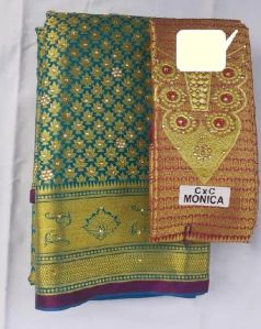 Brocade Zari Work Sarees