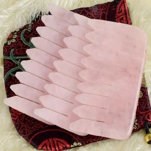 Rose Quartz Crystal Hair Comb