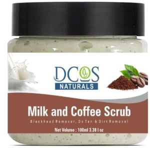 Milk and coffee scrub