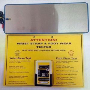 WRIST STRAP AND FOOTWEAR TESTER