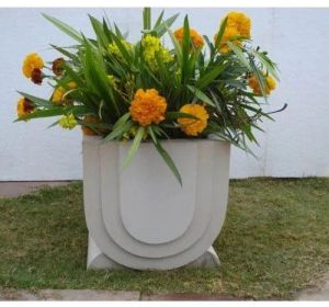 Beige Stone Planter