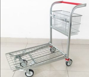 Stainless Steel Basket Trolley