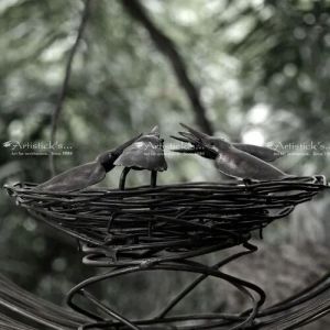 Crow Sculpture