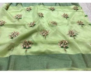 Linen Saree