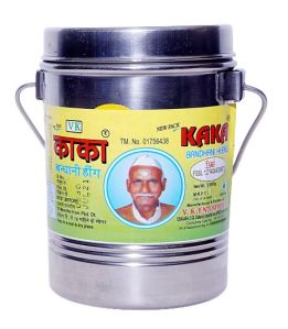 500gm KAKA Bandhani Hing Steel Box