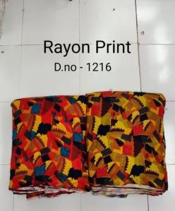 Printed Rayon Fabric