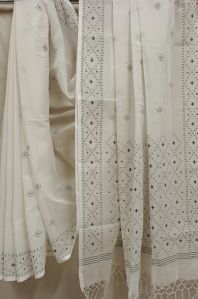 Bengal handloom handwoven cotton jamdani saree