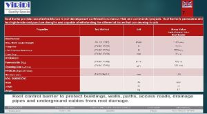 ROOT BARRIER SHEET