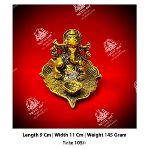 Metal Ganesha Statue